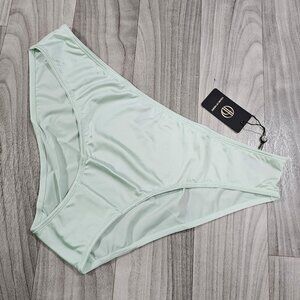 House of Desire Liquid Satin Hipster Panties, Aqua